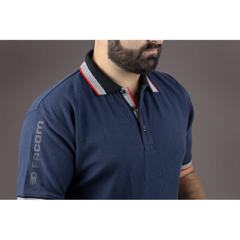 Polo homme manches courtes Bleu - SLIDE- FACOM | FXWW9050E_0