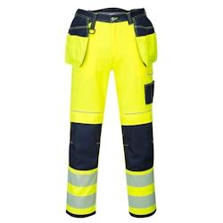 Portwest - Pantalon de travail avec poches flottantes HV PW3 Jaune / Bleu Marine Taille 46 - 36 jaune T501YNR36_0
