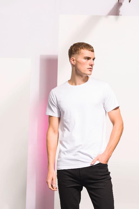 T-shirt homme col rond Feel Good - Skinni Fit - Réf : SFM121 - 96% coton, toucher doux, tailles S à XXL_0