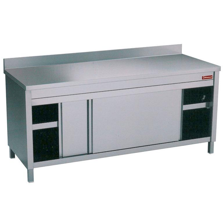 Table sur armoire portes coulissantes - 1600x700x880/900 mm - TA167/U_0