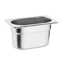 Bac Gastro GN 1/9 et Couvercle 100 ml - Lot de 6 - Vogue - 652733761514_0
