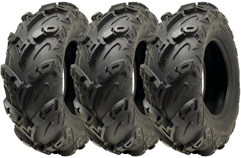 24x8.00-12 ATV Quad Tyre OBOR Mudsling WU05 Tubeless Road Legal 217kg (Set of 3)_0