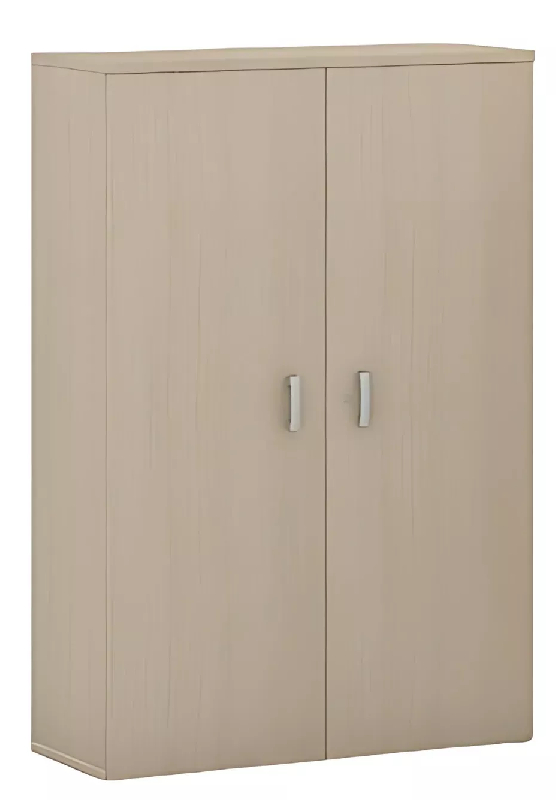 Armoire de rangement So Madrid - portes mélaminé - 4 étagères - hauteur 196 cm - 4 largeurs au choix_0