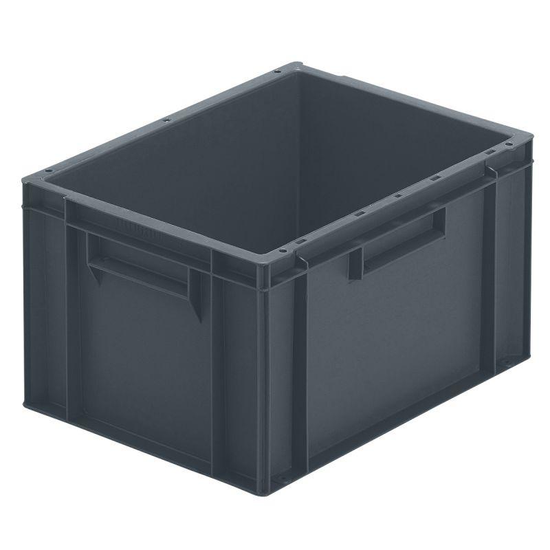 Bac norme Europe - gerbable 21020 ES210204AS - Allibert - 400x300x235 mm - Gris ou rouge_0
