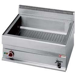 Bain-marie électrique GN 2/1 H150 mm - Top - Alpha 650 - Acier inox AISI 304 avec chauffage électrique et thermostat 30-90°C_0