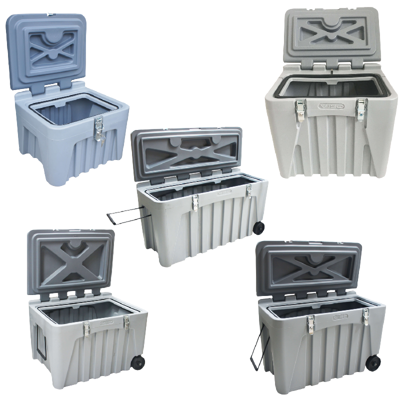Coffre étanche robuste pour transport et stockage - 100% PEHD - Norme IPX5 - Capacité de 28 à 152 litres_0