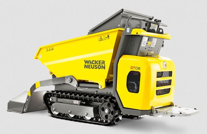 Dt 08 mini-dumper sur chenilles - wacker neuson - 800 kg_0