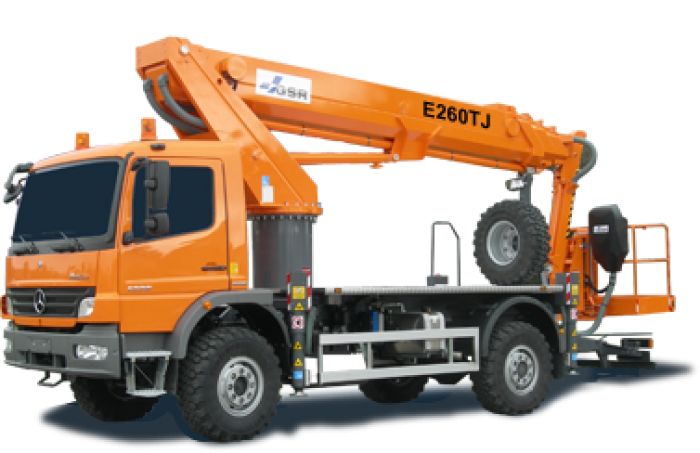 E260TJ Camion nacelle - GSR - Hauteur de travail 26.0 m - Déport maximum 16.0 m - Charge utile 280 kg_0