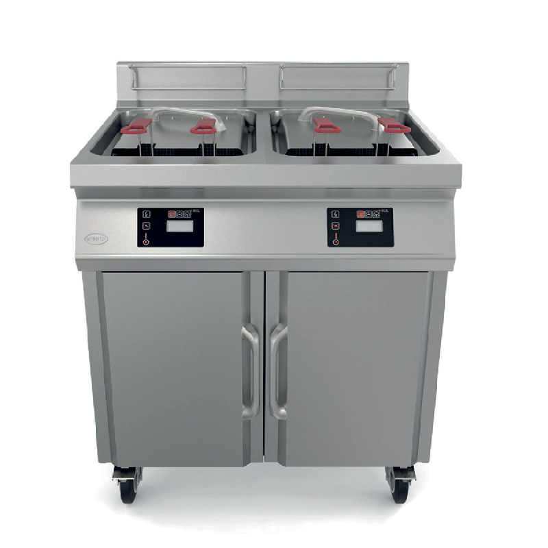 Friteuse électrique haut rendement   - electronique - 2 cuve - 3667335117017_0