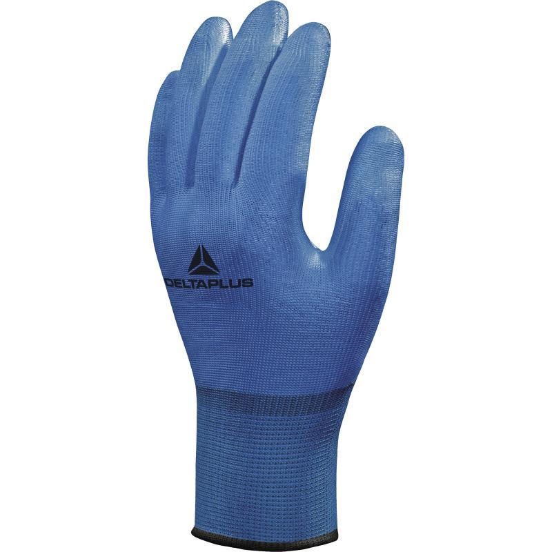 Gants de manutention tricot polyamide - paume enduite PU - Réf. VECUT10BL_0