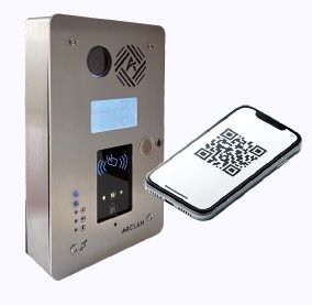 Interphone SIP vidéo avec gestion de QR codes - contrôle d'accès, norme PMR, mémoire d'images, fabriqué en France_0