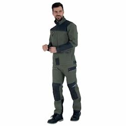 Lafont - Pantalon de travail SPANNER Kaki / Gris Foncé Taille 2XL - XXL vert 3609705738675_0