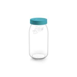 Le Parfait - Bocal Color A Vis 2l En Verre Avec Couvercle Bleu Clair - 8053848878098_0