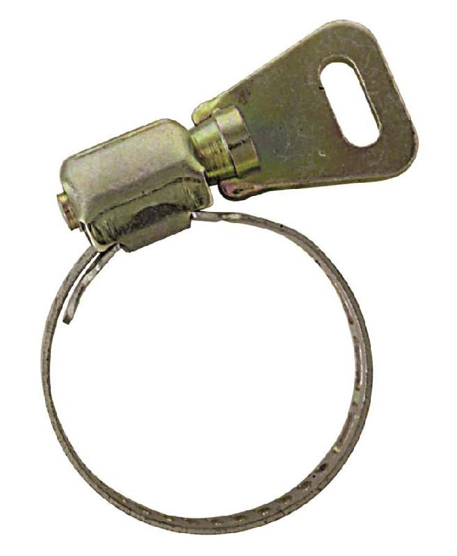 Lot de 2 colliers papillon Boutté - métal avec bande ajourée et vis papillon pour un serrage sans outil_0