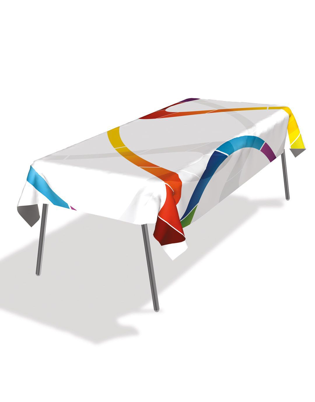 Nappe personnalisée - PLV expo - format standard 150x150 cm - polyester recyclé - impression quadrichromie_0