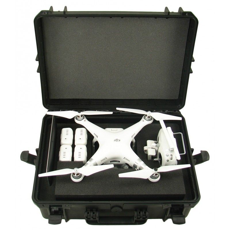 Phantom 3 pro & adv - malette de rangement pour drone - caltech  - mallette étanche - ven-p3_0