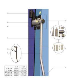 Poignée extérieure 3530 / 7530 schema général pour chambre froide_0