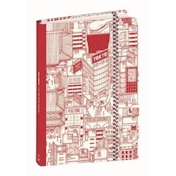 Quo Vadis - Carnet de notes - Docteur Paper - Rouge - Pages Lignées - 15x21 cm - Papier Clairefontaine blanc - Fabrication française - bleu 2371152Q_0
