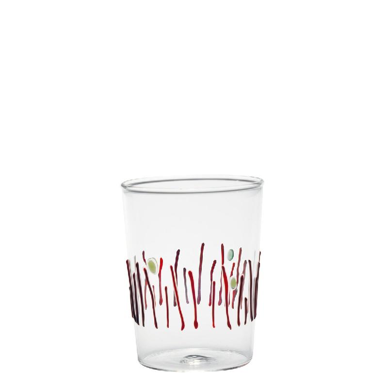 Zafferano Lot de 4 Gobelets 4 Saisons en verre borosilicaté fait à la main, service complet multicolore pour une table élégante et de qualité - r_0