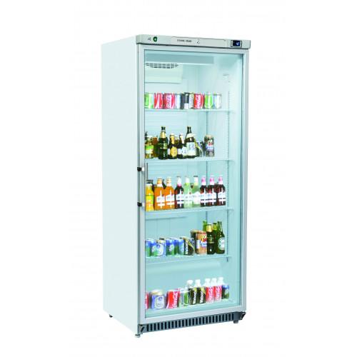 ARMOIRE RÉFRIGÉRÉE VITRÉE POSITIVE BLANCHE PROFESSIONNELLE COOL HEAD - 600 L