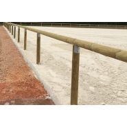 Clôture de carrière - Horse Stop - conforme, 1 lice, 1m20 - pin sylvestre traité CTB-B+ - ref. C4180-1_0