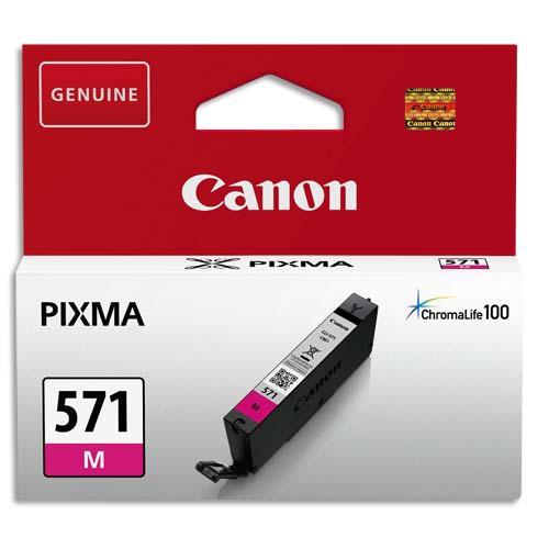 Canon cartouche jet d'encre CLI-571 Magenta 0387C001AA - Compatibilité avec imprimantes Pixma MG/TS_0