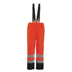 Coverguard - Pantalon HV orange bleu marine en PU HARBOR classe 2 Orange / Bleu Marine Taille XL - XL 3435241703422_0