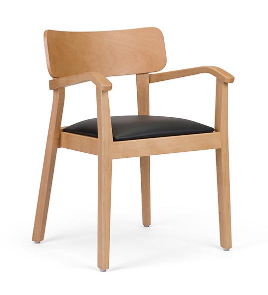 Fauteuils bois, fauteuils intérieurs, fauteuils mixtes, fauteuils tapissés - Suzanne empilable CB_0