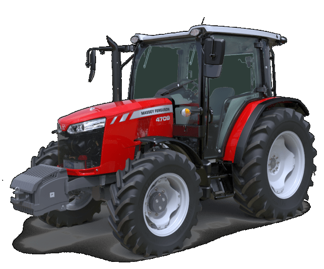 Tracteur agricole MF 4700 - 75 à 95 CH - Transmission mécanique 12x12 - Moteur AGCO Power 3,3L_0