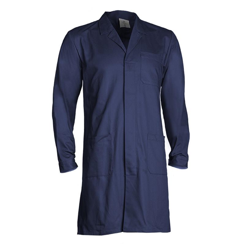Blouse de travail en coton sans métal 3 poches - Partner Coverguard - Col officier et poignets ajustables_0