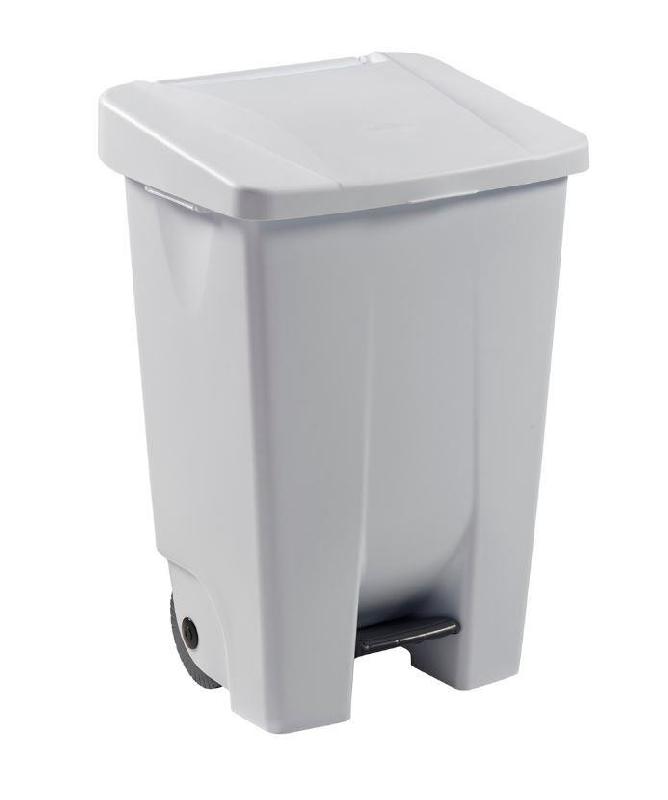 Poubelle Mobily - Couvercle de couleurs - 60, 80 et 120 Litres - Plastique polyéthylène vierge haute densité - Méthode HACCP - Fabrication Française_0