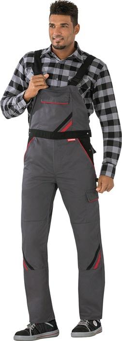 Salopette Highline taille 58 ardoise/noir/rouge 65 % PES / 35 % coton PLANAM_0