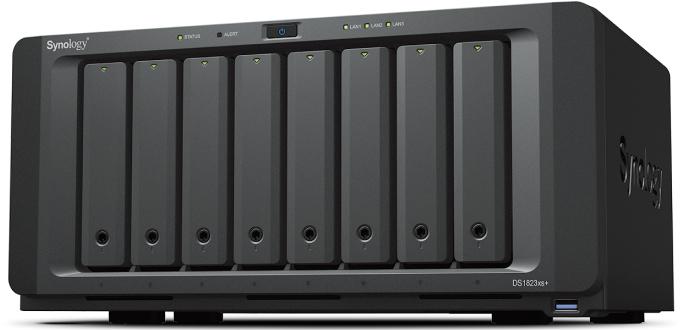 Synology DiskStation DS1823XS+ serveur de stockage NAS Tower AMD Ryzen V1780B 8 Go DDR4 DiskStation Manager Noir_0