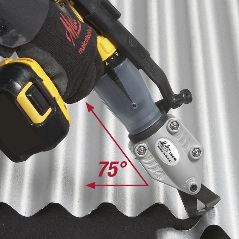 Turboshear - Cisaille portable adaptable pour métal ondulé et panneaux de toiture_0