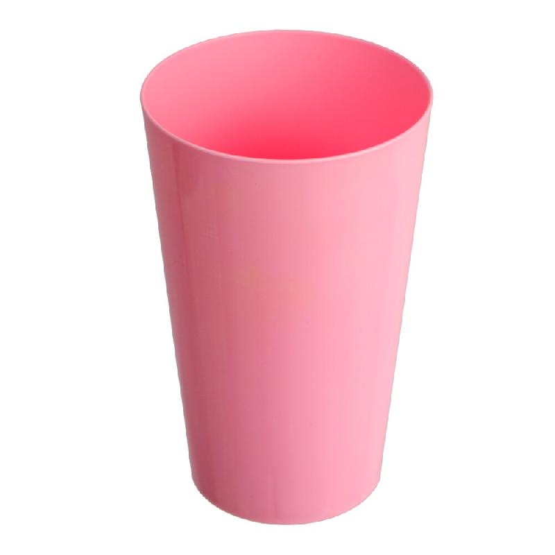 Verre Réutilisable PP - 330 ml - Rose - par 20 - rose plastique polypropylène 3760394098911_0