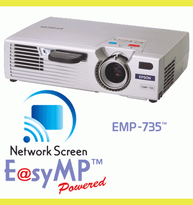Vidéoprojecteur EMP-735 - Ultra léger 2kg - 2000 Lumens ANSI - Résolution XGA_0