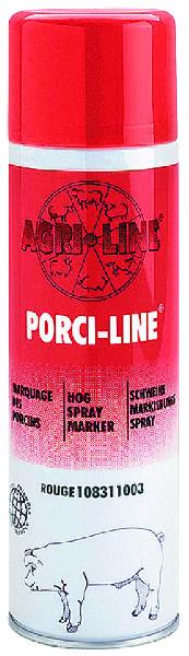 AEROSOL/PEINTURE PORC ROUGE 450ML