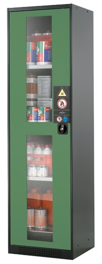 Armoire de sécurité portes vitrées - 552 litres - Construction robuste en acier avec revêtement époxy_0