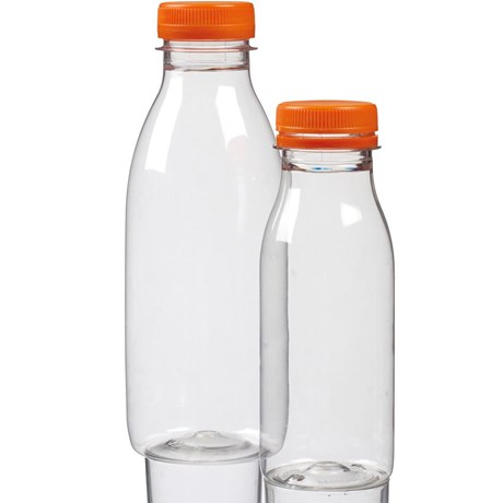 BOUTEILLE PLASTIQUE SOLIA AVEC BOUCHON TRANSPARENT 1000 ML (VENDU PAR 78)