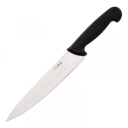 COUTEAU DE CUISINIER PROFESSIONNEL NOIR HYGIPLAS - 21,6 CM