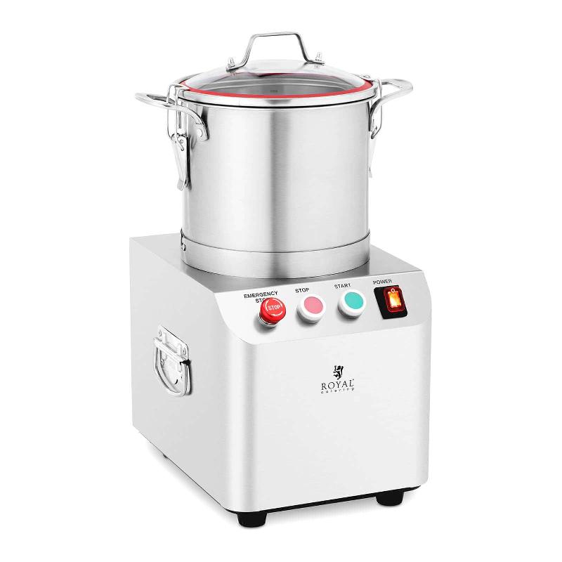 CUTTER DE CUISINE 1400 TR/MIN 6 LITRES PROFESSIONNEL ACIER INOXYDABLE 14_0004529_0