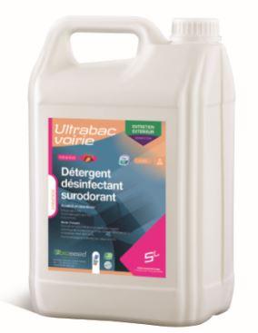 Ultrabac voirie désinfectant fraise - assainissement voiries et sols - bidon 5L - F105_0