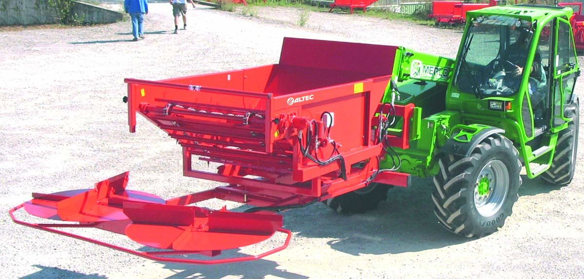 Dérouleuse pailleuse pivotante DR270PS Axiale - Altec - pour balles rondes Ø 90 à 200 cm_0