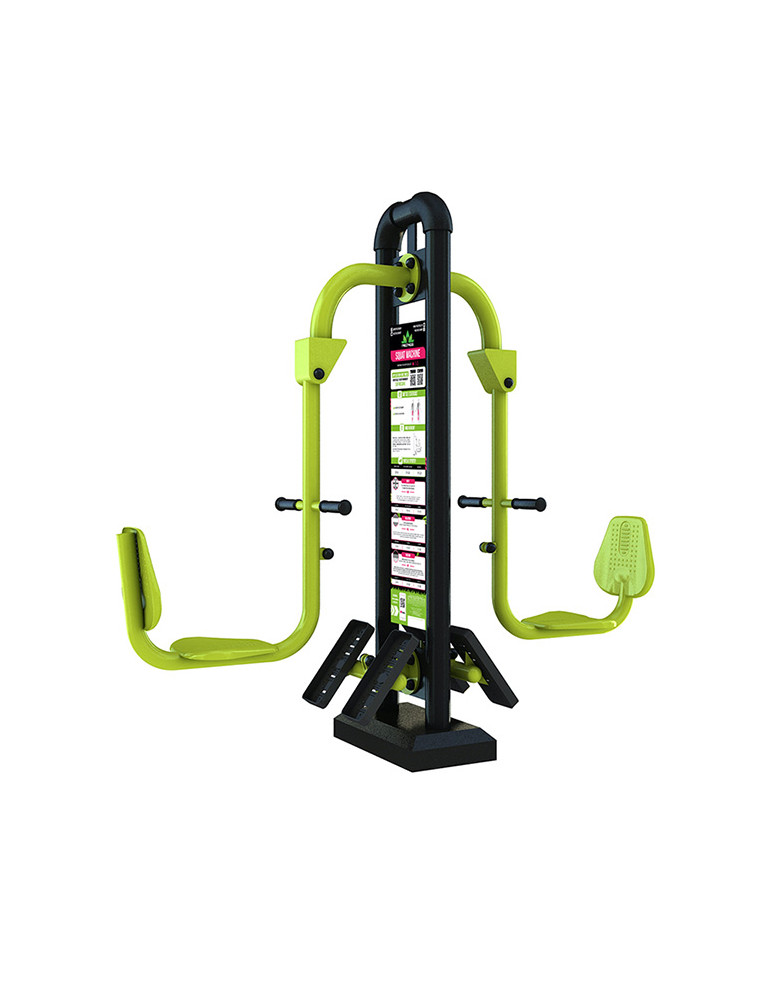 Equipement de Street Workout et Callisthénie en extérieur - Double squat_0