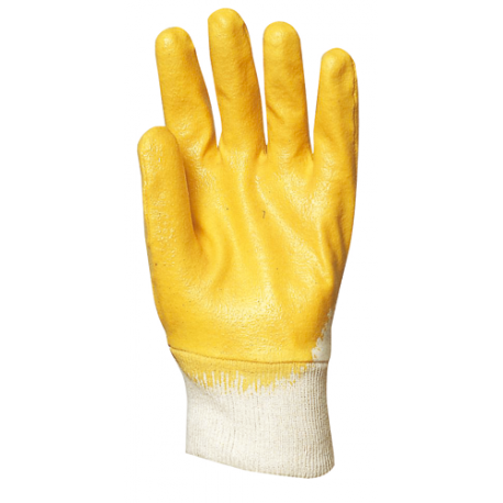 Gants en Nitrile jaune - dos aéré - Eurotechnique | 9319_0