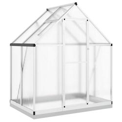 Helloshop26 - Serre tente abri plante fleur légumes avec cadre de base argenté 169 x 114 x 202 cm aluminium Argent 02_0044518 - 3000220190342_0