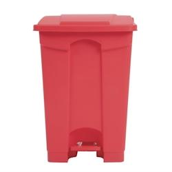 Jantex Poubelle de cuisine à pédale rouge 45 L - rouge plastique DC708_0