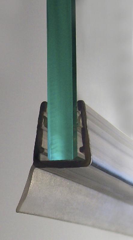 Joint d'étanchéité lèvre latérale - 200 cm - pour verre de 6 à 8 mm d'épaisseur_0