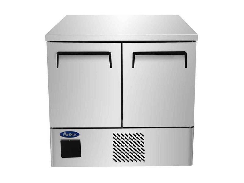 Meuble réfrigéré tropicalisé négatif gn1/1 compact 2 portes 210l superposable - ESF8F_0