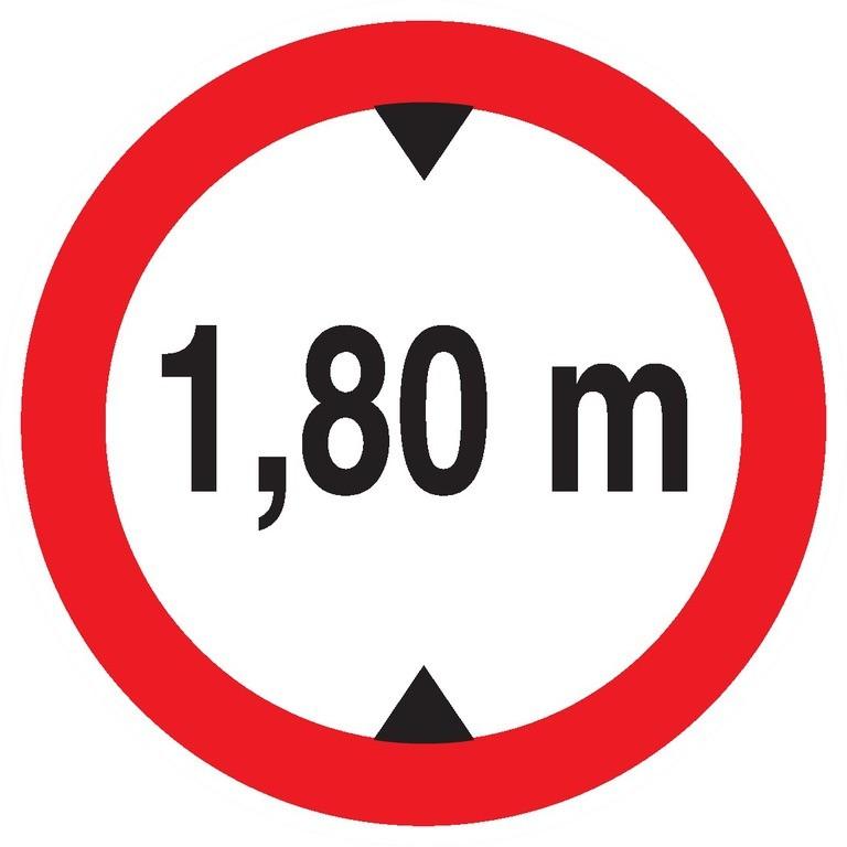Panneaux rigides ronds 180 mm interdictions obligations - PNRPSC-TL03/I18H_0